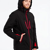 Куртка-трансформер мужская Matrix, черная с красным