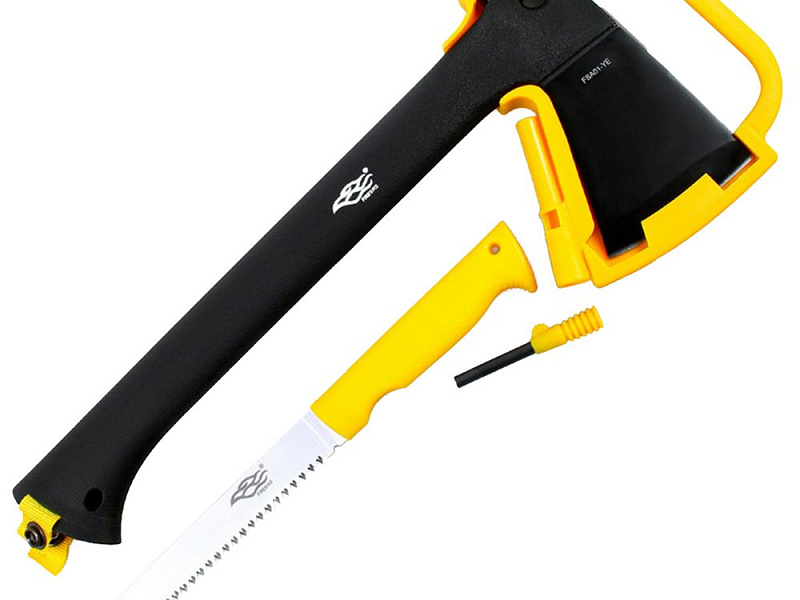 Топор Firebird FSA01, черный с желтым