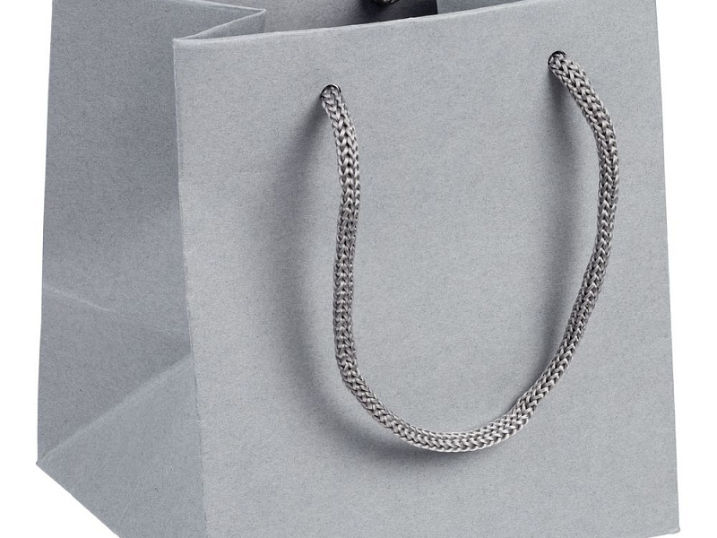 Пакет бумажный под кружку Cupfull, серый