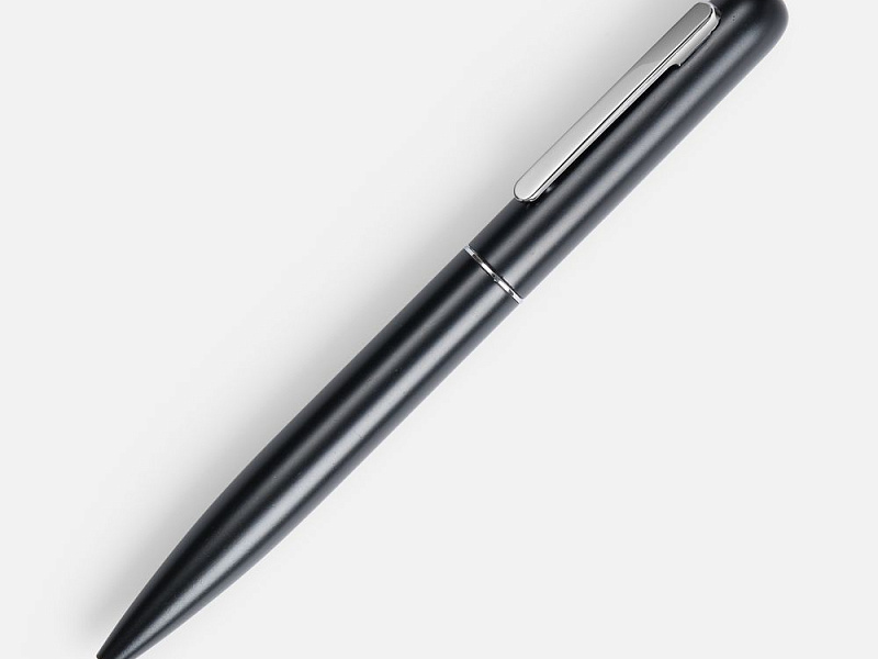 Ручка шариковая Scribo, матовая черная