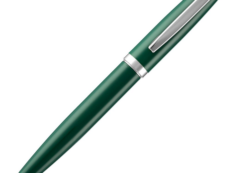 Ручка шариковая Letra Chrome, глянцевая, темно-зеленая