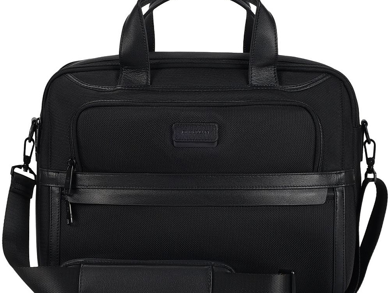 Сумка для ноутбука Santiago Nylon, черная
