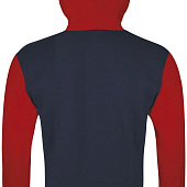 Толстовка на молнии Silver 280 темно-синяя с красным