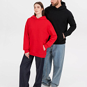 Худи оверсайз унисекс Outshine, черное