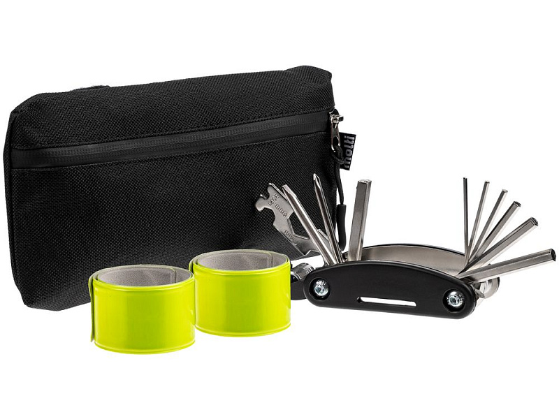 Набор велосипедиста BikeKit, малый, желтый неон