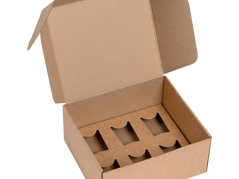 Коробка Grande с ложементом для стопок, крафт