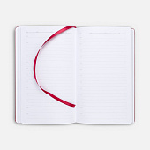 Ежедневник Nova, недатированный, красный