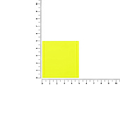 Лейбл из ПВХ Dzeta, L, желтый неон