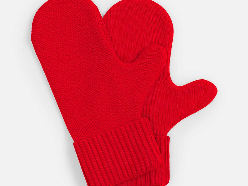 Варежки Yong, ярко-красные