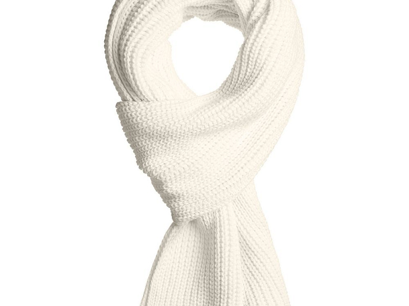 Шарф Nordkyn, молочно-белый