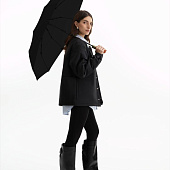 Зонт складной Cloudburst в подарочной упаковке, черный