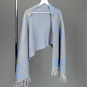 Палантин с бахромой на заказ Rinn Fint, полушерсть