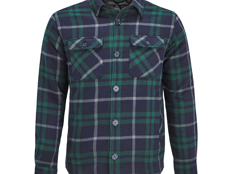 Куртка-рубашка оверсайз унисекс Noah, темно-зеленая