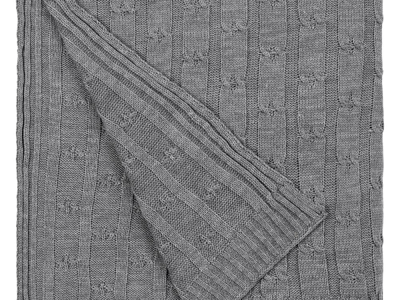 Плед Trenza, серый