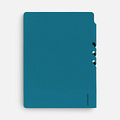 Ежедневник Flexpen Shall, недатированный, бирюзовый