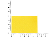Наклейка тканевая Lunga, L, желтая