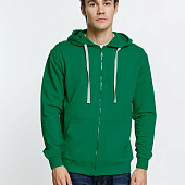 Толстовка на молнии с капюшоном Siverga, зеленая