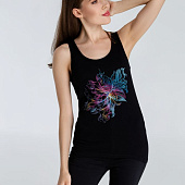 Майка женская Vibrance, черная