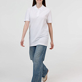 Рубашка поло унисекс Pulse, белая