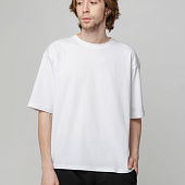 Футболка унисекс оверсайз Street Vibes, молочно-белая