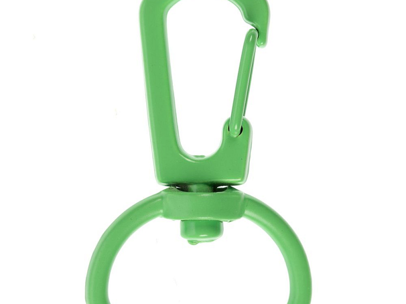 Застежка-карабин Snap Hook, M, зеленый неон