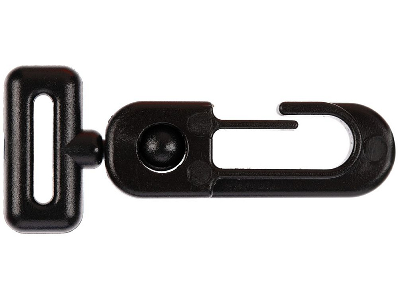 Застежка-карабин Carabine, S, черный