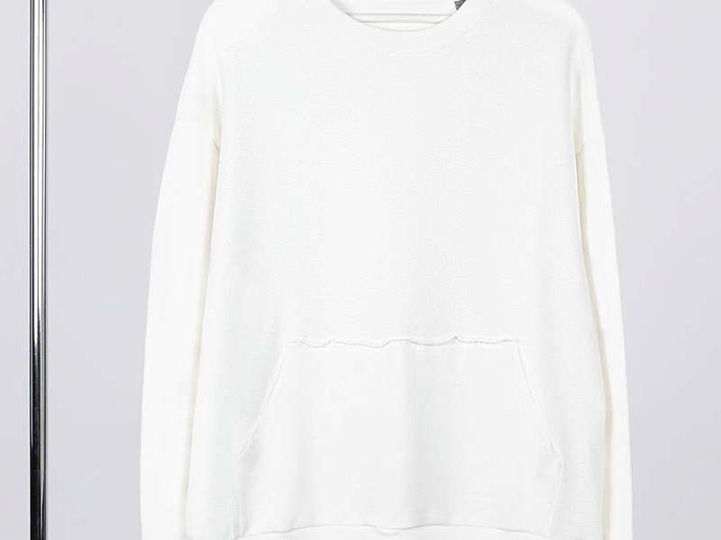 Свитшот оверсайз унисекс Vozduh, молочно-белый