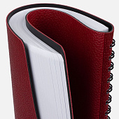 Ежедневник Strep Front на заказ, недатированный, красный