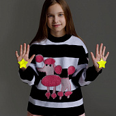 Светоотражатель Spare Care, звезда, желтый неон