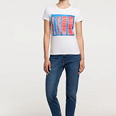 Футболка женская «Небоскребы», белая