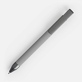 Ручка шариковая Standic с подставкой для телефона, серая