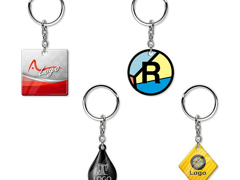 Брелок с полимерным покрытием Harz на заказ