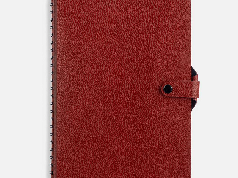 Ежедневник Strep Front на заказ, недатированный, красный