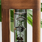 Термометр «Галилей» в деревянном корпусе, серый