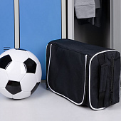 Сумка для обуви Equipex, черная с белым