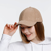 Бейсболка Soft Core, бежевая