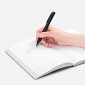 Ручка шариковая Inkolor, черная с темно-синим