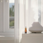 Увлажнитель-ароматизатор воздуха с подсветкой H7, белый