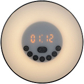 Лампа-колонка dreamTime для пробуждения светом и музыкой, черная