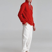 Толстовка на молнии с капюшоном Unit Siverga Heavy, красная