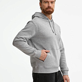 Толстовка унисекс Spencer, серый меланж