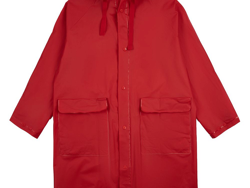 Дождевик детский RainDrop Kids, красный