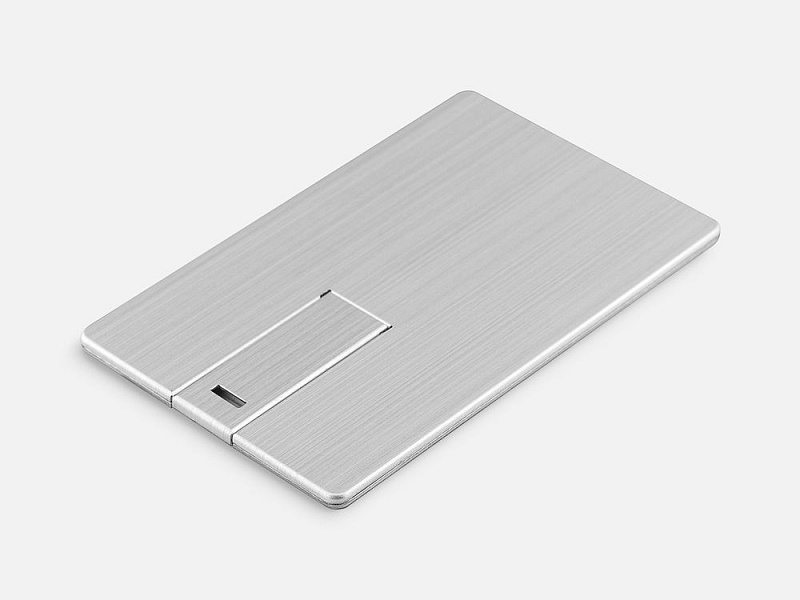 Флешка Platinum Card, 32 Гб, серебристая