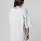 Футболка унисекс оверсайз Crosstown, белая