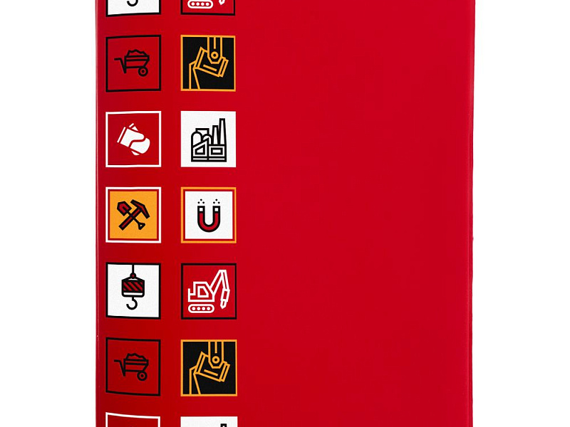 Обложка для паспорта Industry, металлургия