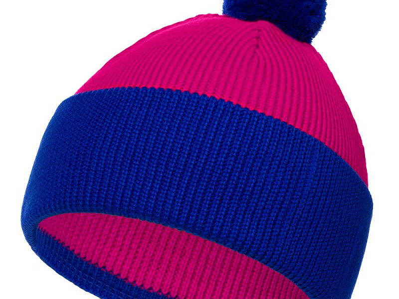 Шапка Snappy, розовая (фуксия) с синим