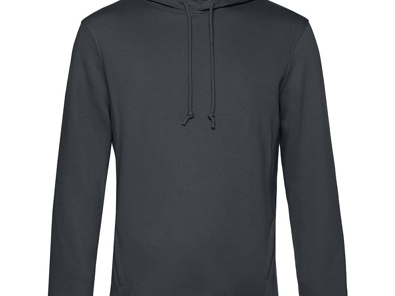 Толстовка с капюшоном унисекс BNC Inspire (Organic), темно-серая