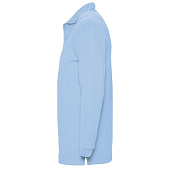 Рубашка поло мужская с длинным рукавом Winter II 210 голубая