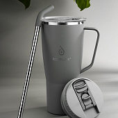 Термостакан Kasumigaoka, серый