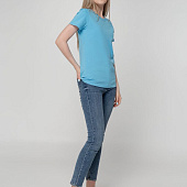 Футболка женская T-bolka Lady, голубая